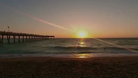 Venice beach sunset