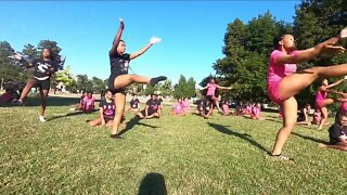 Devastation Dance Company dancing in Delaware Park