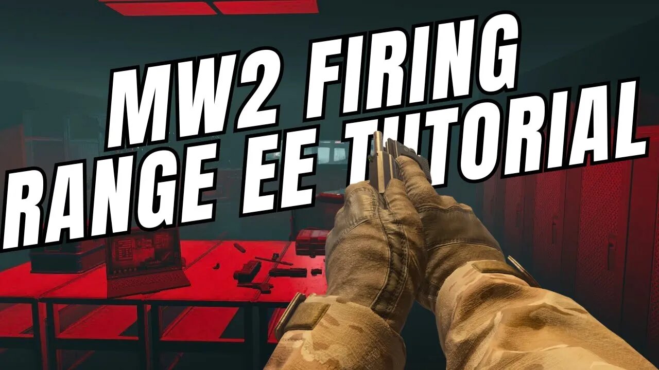 MW2 FIRING RANGE EE TUTORIAL, CUSTOM MAP ZOMBIES GAMEPLAY IN BLACK OPS 3