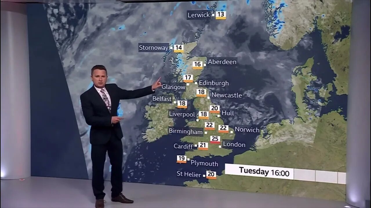 BBC News at Ten - New Studio - Weather and Closing
