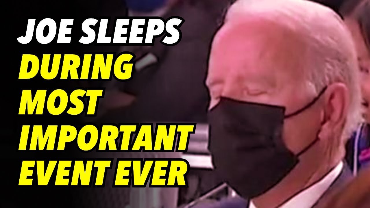 Joe sleeps during most important event ever