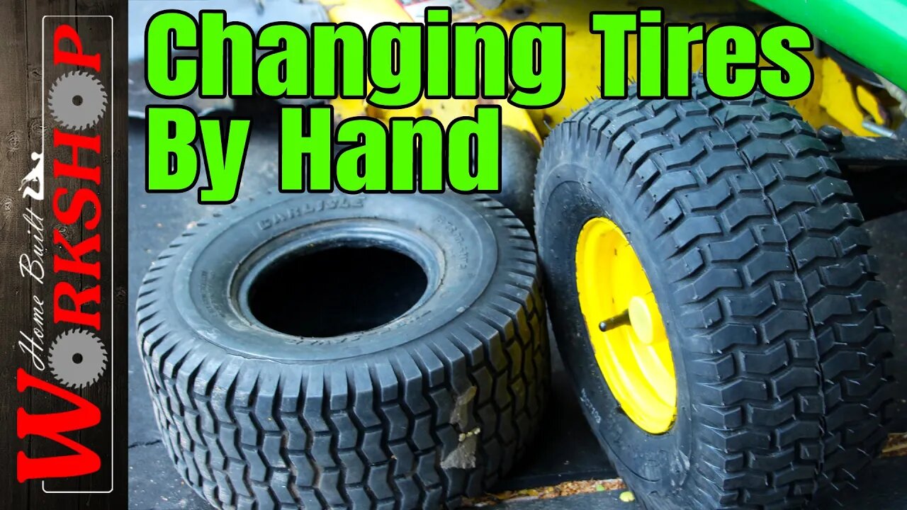 How to Change a Lawn Mower Tire | Tubeless Tire Change