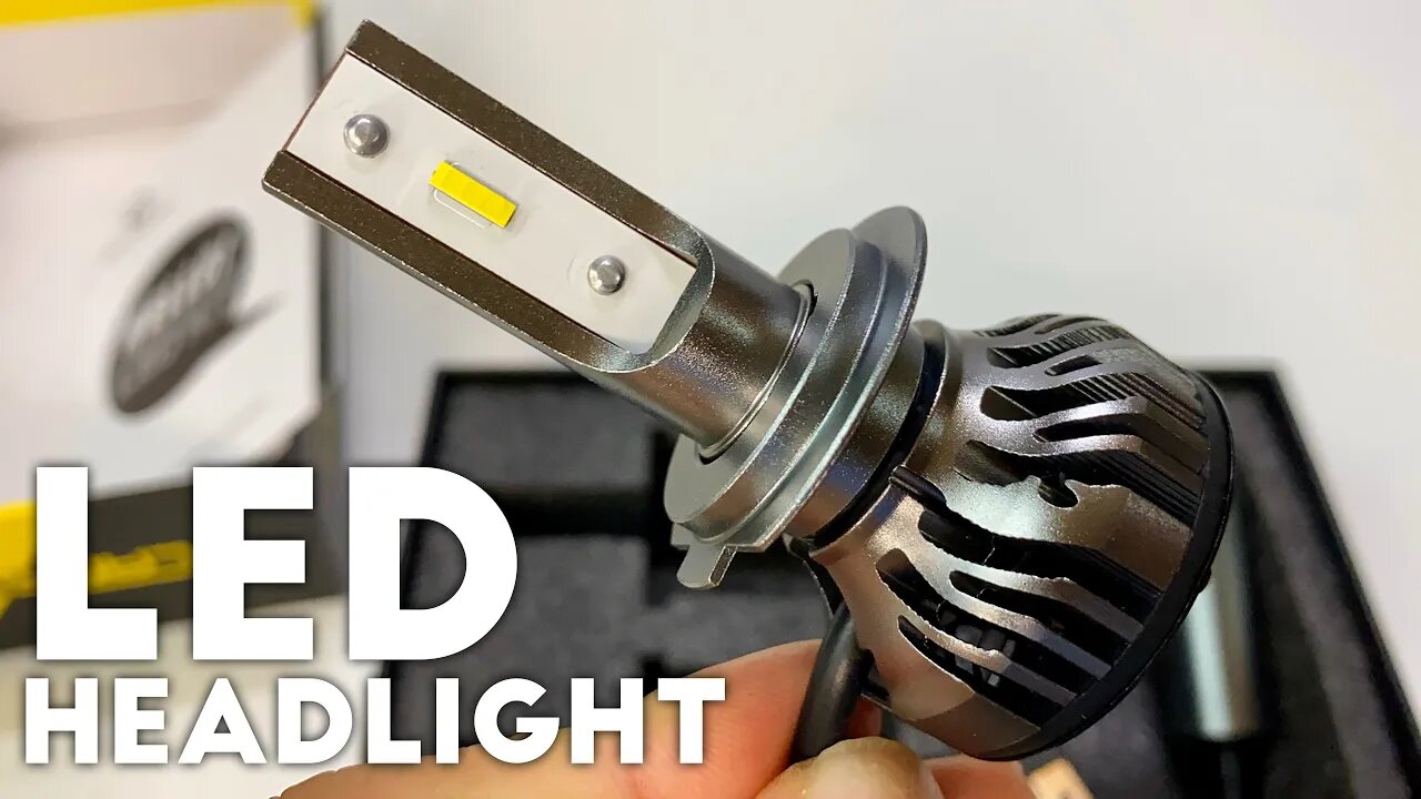 H7 10000 Lumes LED Headlight Bulb by Car Rover Unboxing