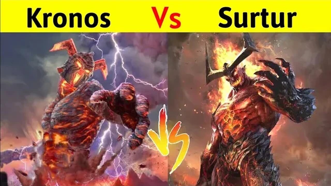 CRONOS vs SURTUR | बताओ कोन जीतेगा इस महायुद्ध मैं