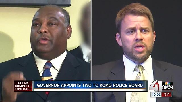 Governor appoints 2 to KCMO police board