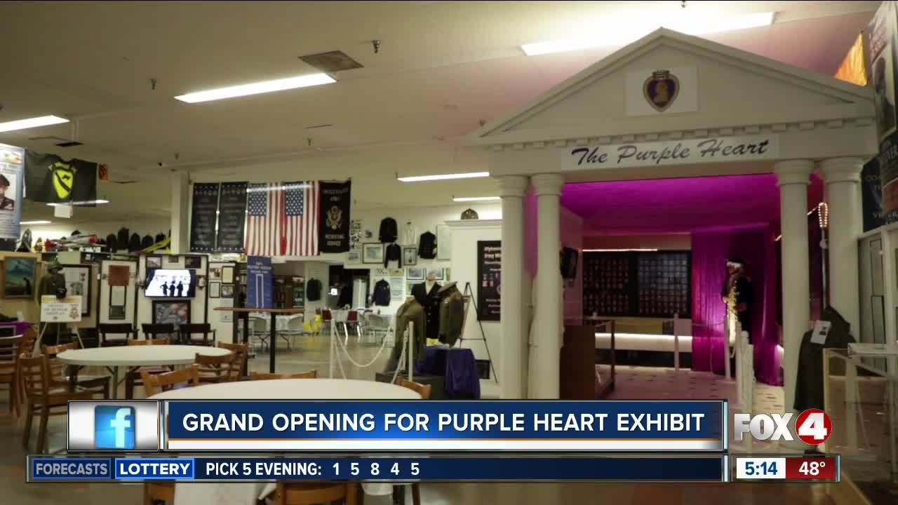 Purple Heart exhibit opens in Cape Coral museum