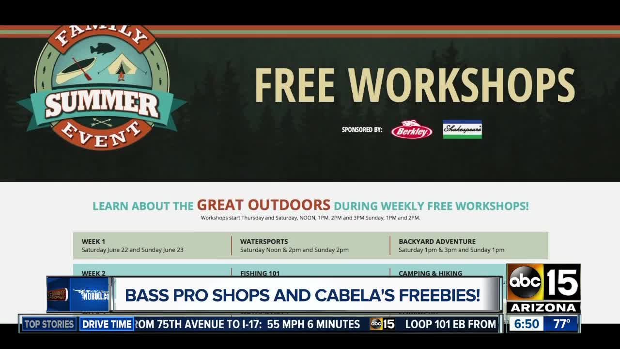 Free fun for the family at Cabela's and Bass Pro Shops