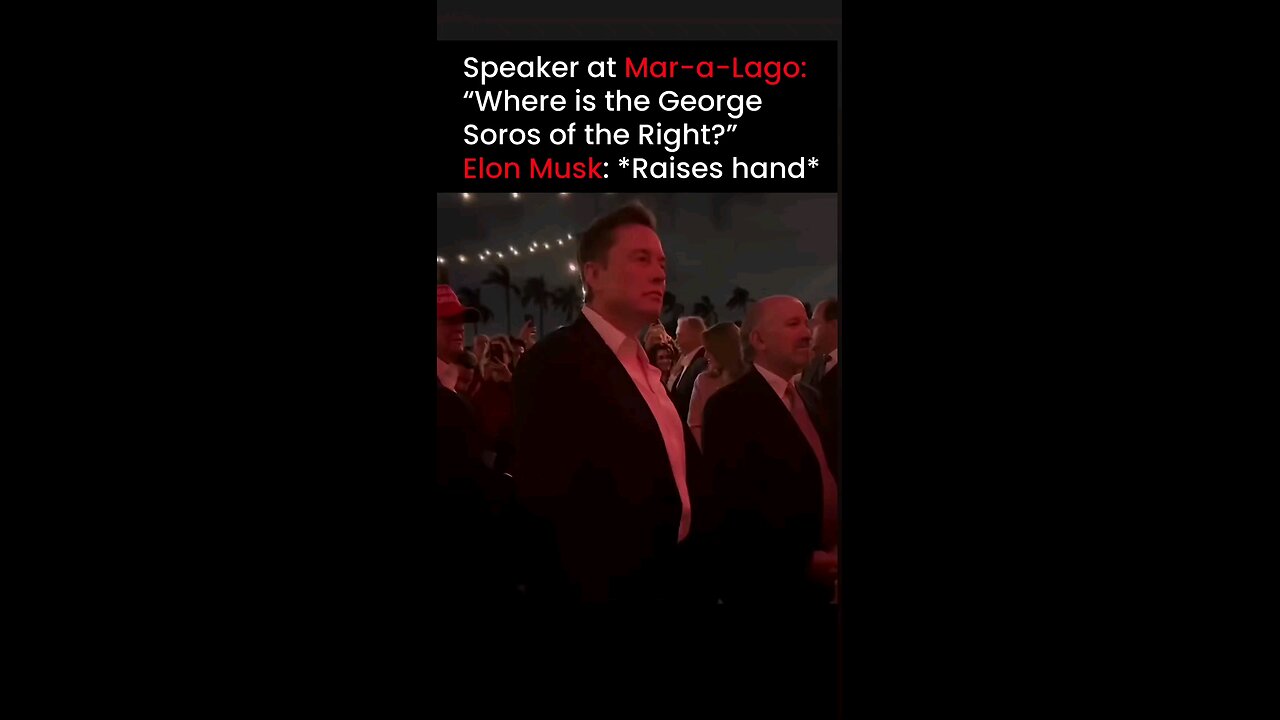 George Soros of the Right Elon Musk