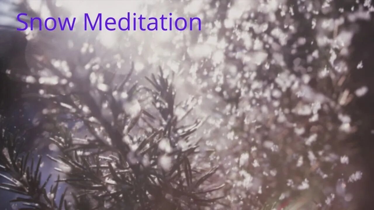 Snow Meditation - A Way Into The Mind