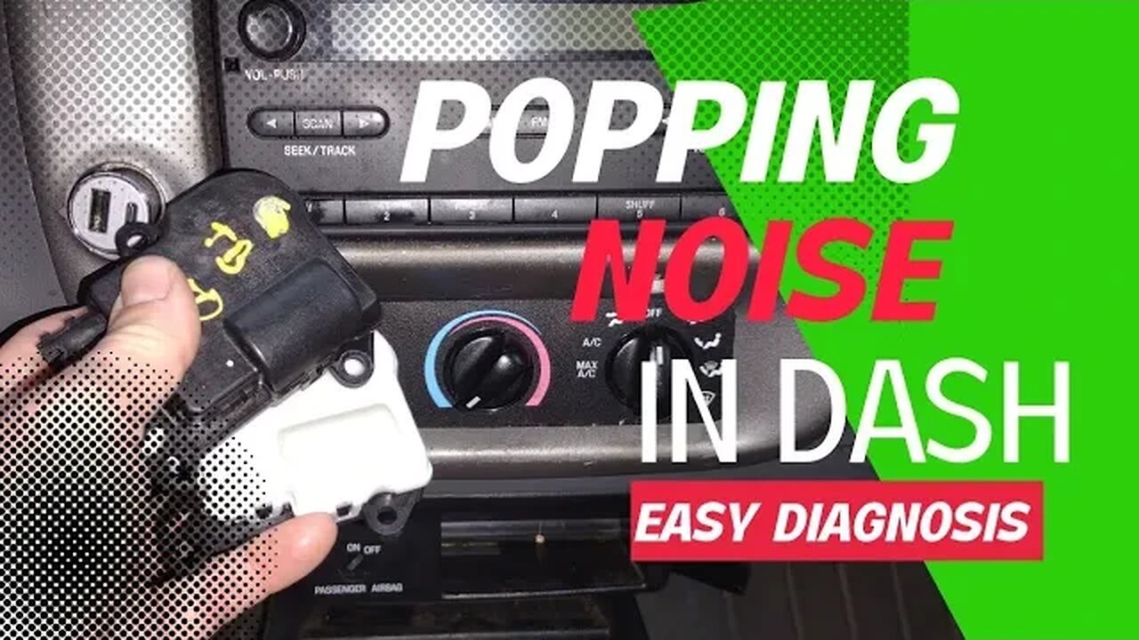 Dashboard Popping Noise Check (Very Simple)