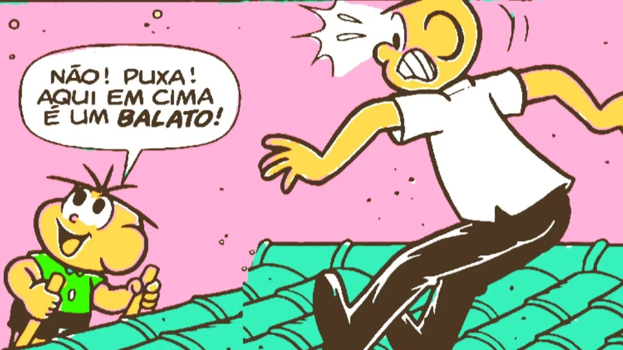 RESOLVENDO O PROBLEMA DA TV - QUADRINHOS DA TURMA DA MÔNICA