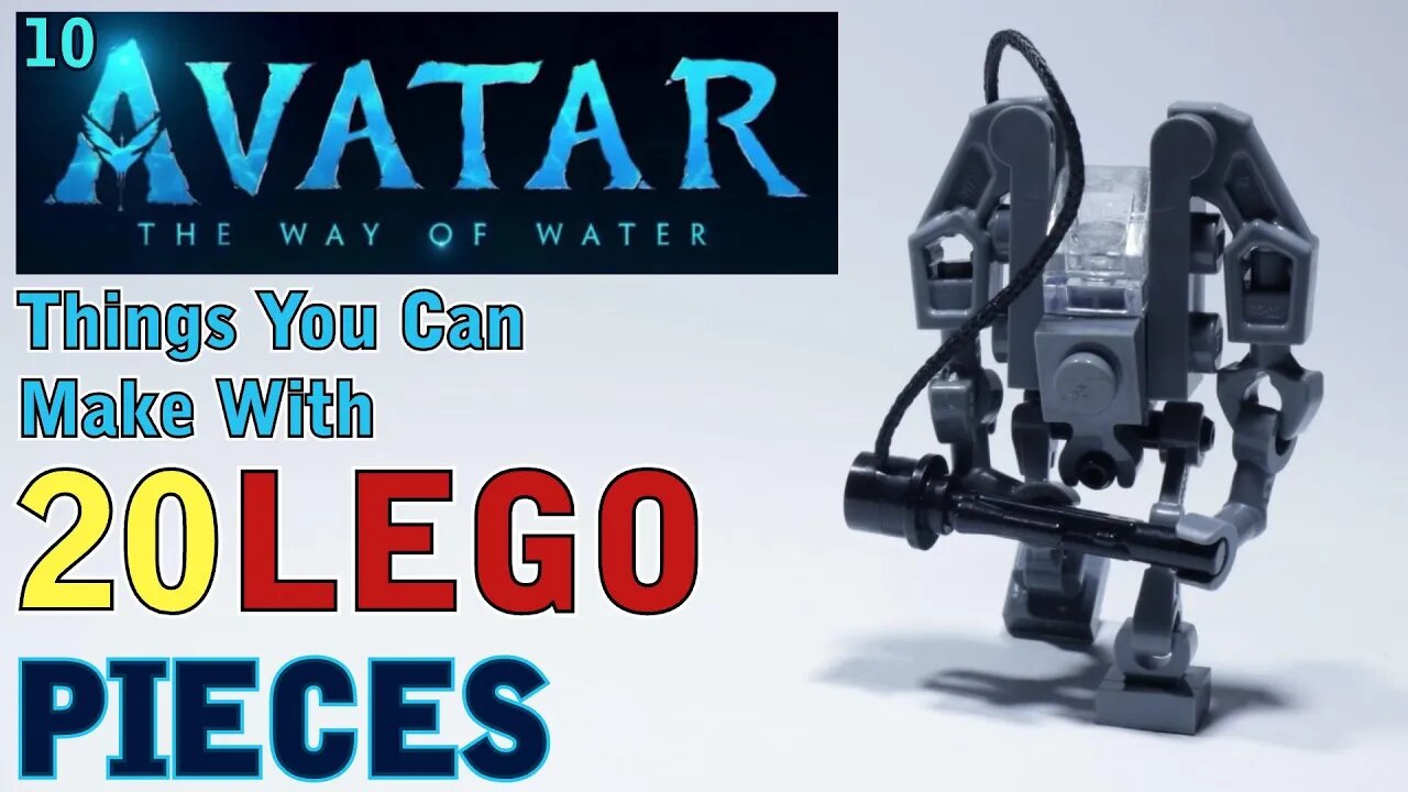 10 Avatar the Way of Water things you can make with 20 Lego Pieces