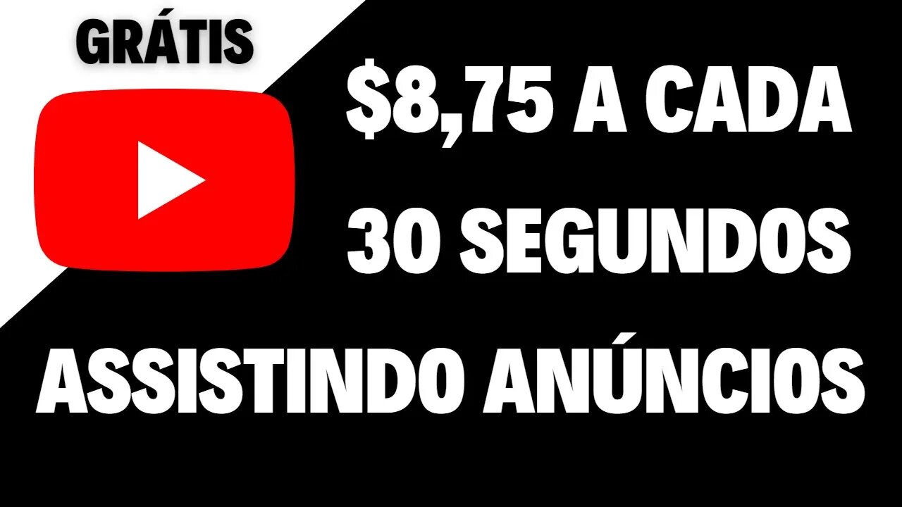 Ganhe $8,75 a Cada 30 Segundos ASSISTINDO ANÚNCIOS (Ganhar Dinheiro Online)