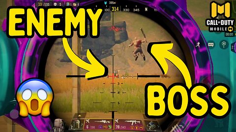 BOSS KEPT ENEMY BUSY 😱 | Call Of Duty Mobile