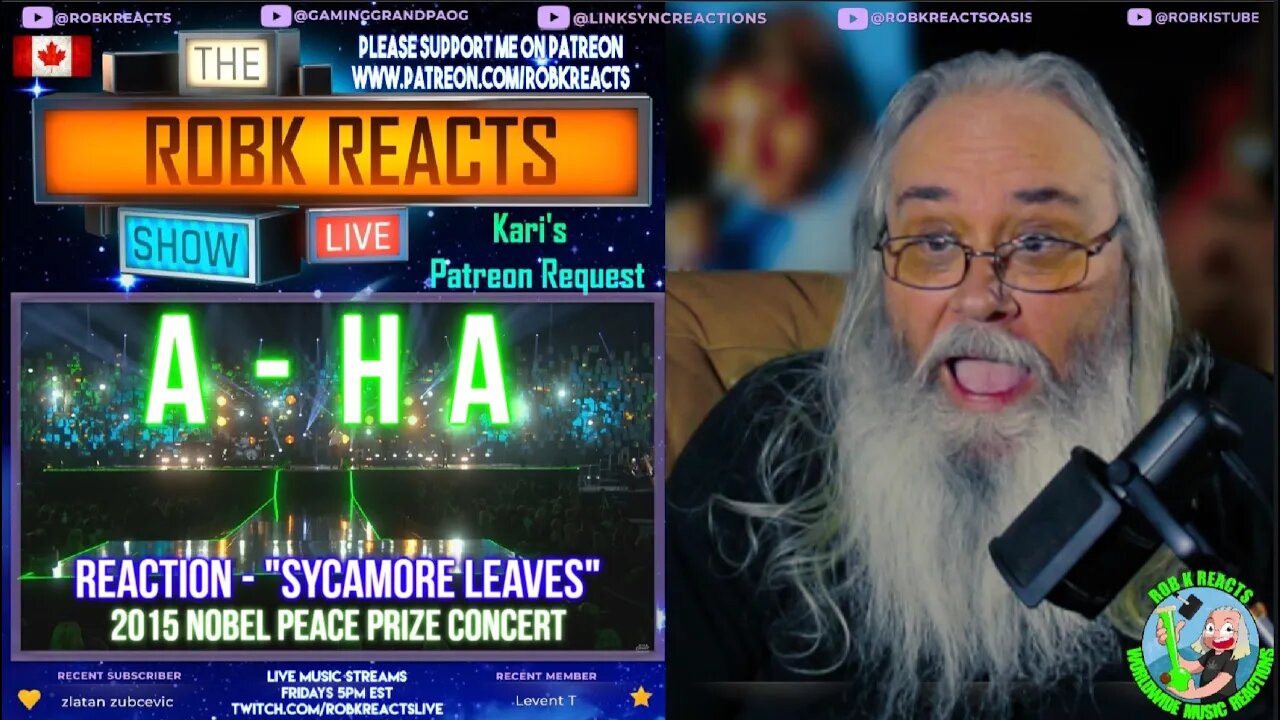 A-HA Reaction - "Sycamore Leaves" | Live at the 2015 Nobel Peace Prize Concert | Requested