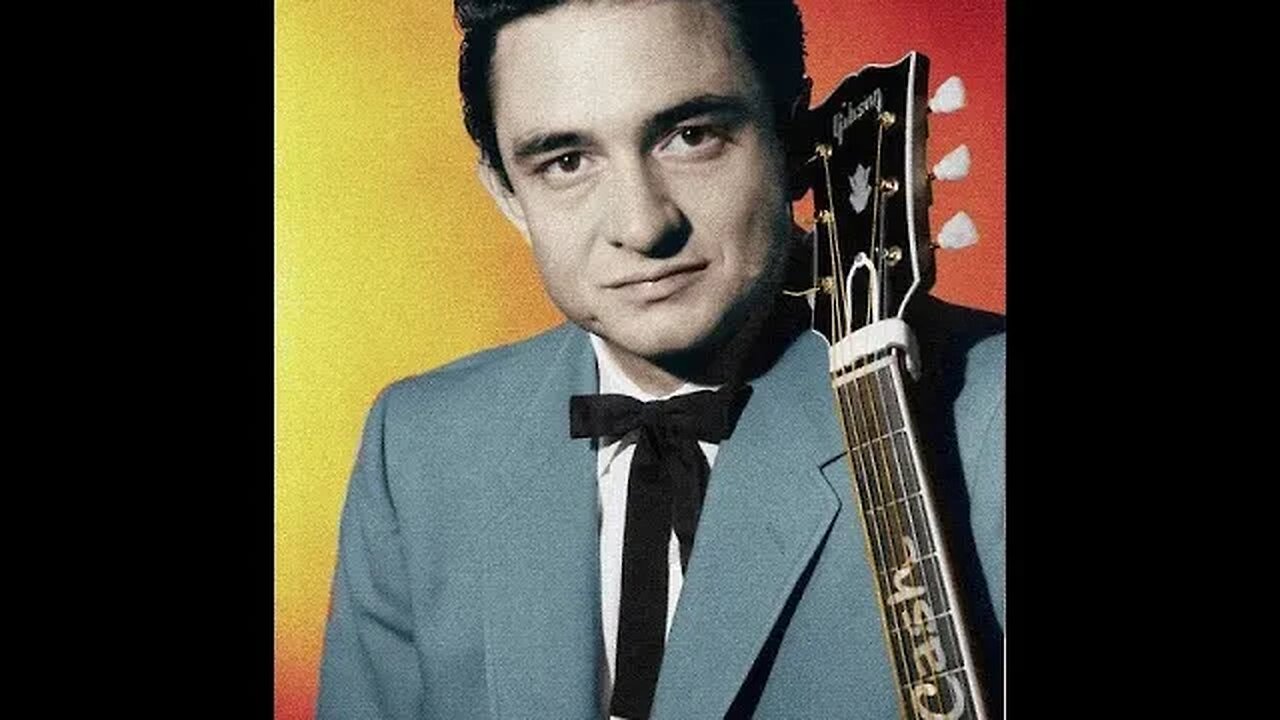 Johnny Cash There You Go (1958) Color and HD Full Song/Video