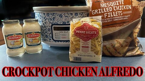 Crockpot Chicken Alfredo!!