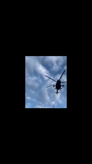 ★★★ Russian MI-8 attacks targets with rockets