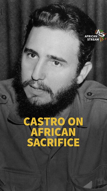 CASTRO ON AFRICAN SACRIFICE
