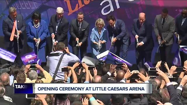 Opening ceremony takes place at Little Caesars Arena