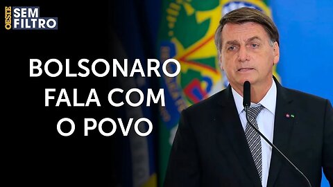 Bolsonaro fala com manifestantes: ‘Vamos fazer a coisa certa, vamos vencer’ | #osf