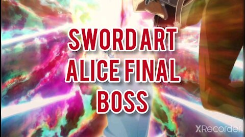 SWORD ART ALICE FINAL BOSD