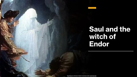 Saul and the witch of Endor