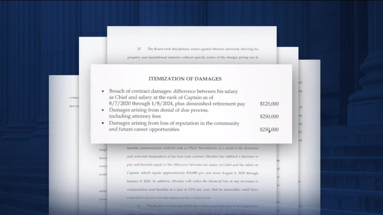 Former police chief Alfonso Morales files claims against FPC for $625K