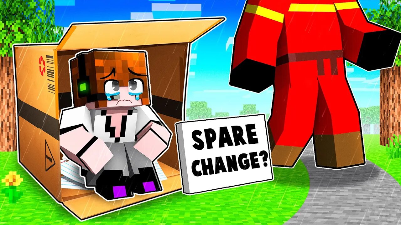 Lox Is HOMELESS in Minecraft!