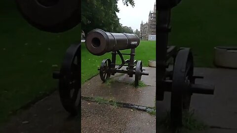 Captured Russian Cannon from the Crimean War. Circa 1800's.