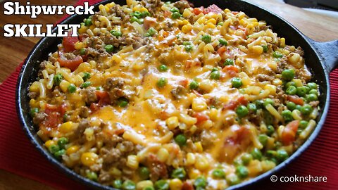 Budget Shipwreck Ground Beef Skillet