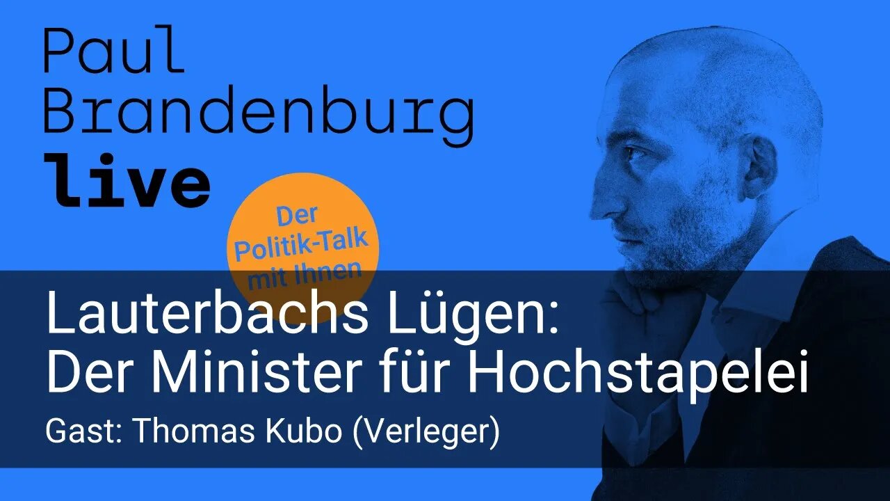 #36 - Lauterbachs Lügen: Der Minister für Hochstapelei. Gast: Thomas Kubo