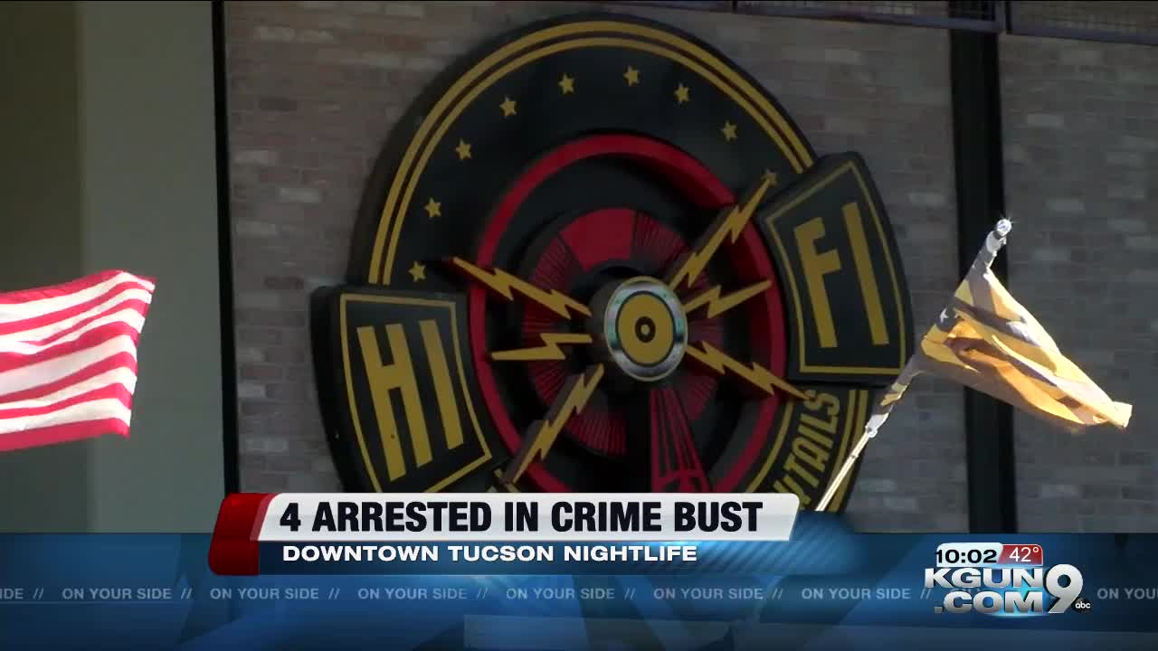 Four arrested at Hi Fi Kitchen & Cocktails