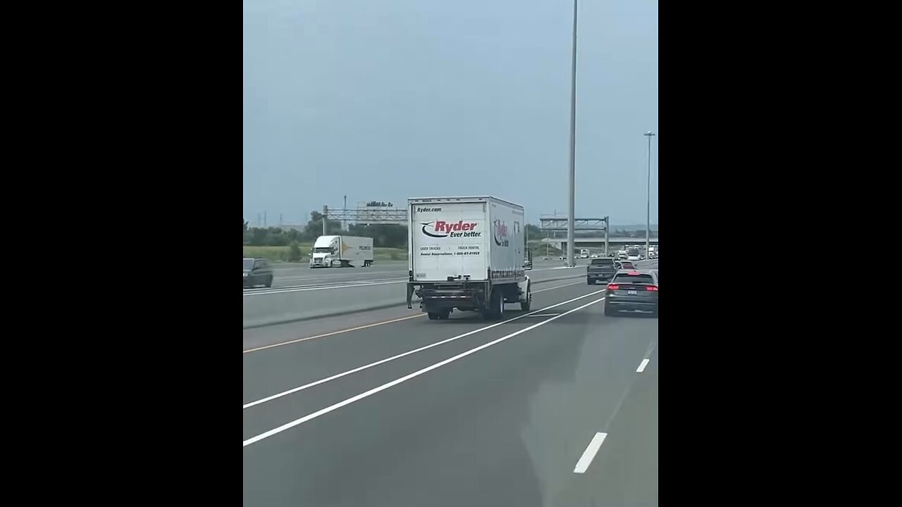 Driving in the wrong lane on highway