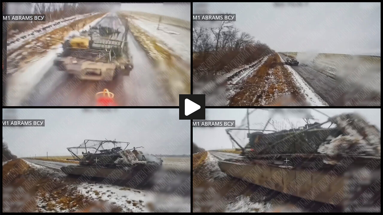 Kursk region: Russian wired FPV drones knock out another Abrams tank