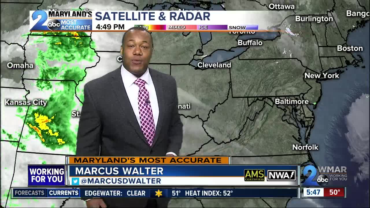Tuesday evening weather forecast