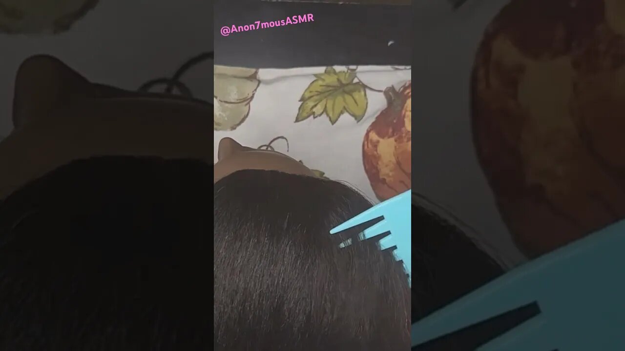 Scalp Massage/Hair Combing 🪮~ ASMR No Talking #asmr #asmrsounds #relaxing #asmrnotalking