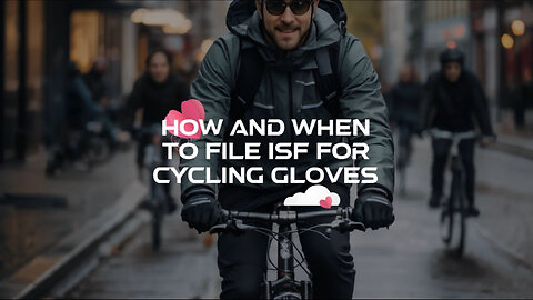 Demystifying ISF Filing for Cycling Gloves: A Complete Guide for Importers!