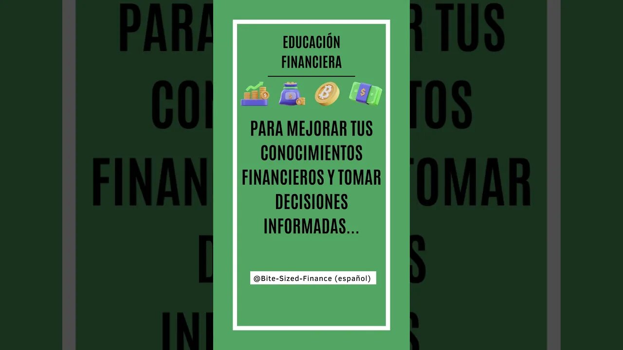 #finanzas #finanzapersonal #finance #personalfinance #shorts