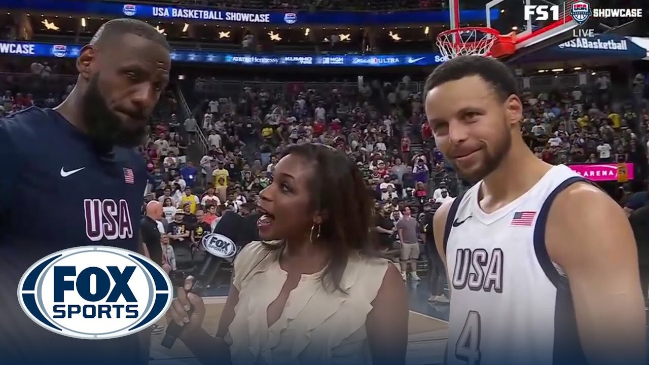 LeBron James &amp; Steph Curry speak after United States' win over Canada | USA Basketball Showcase