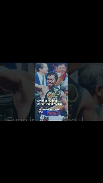 Manny Pacquiao Said What? #shorts #boxing #faith