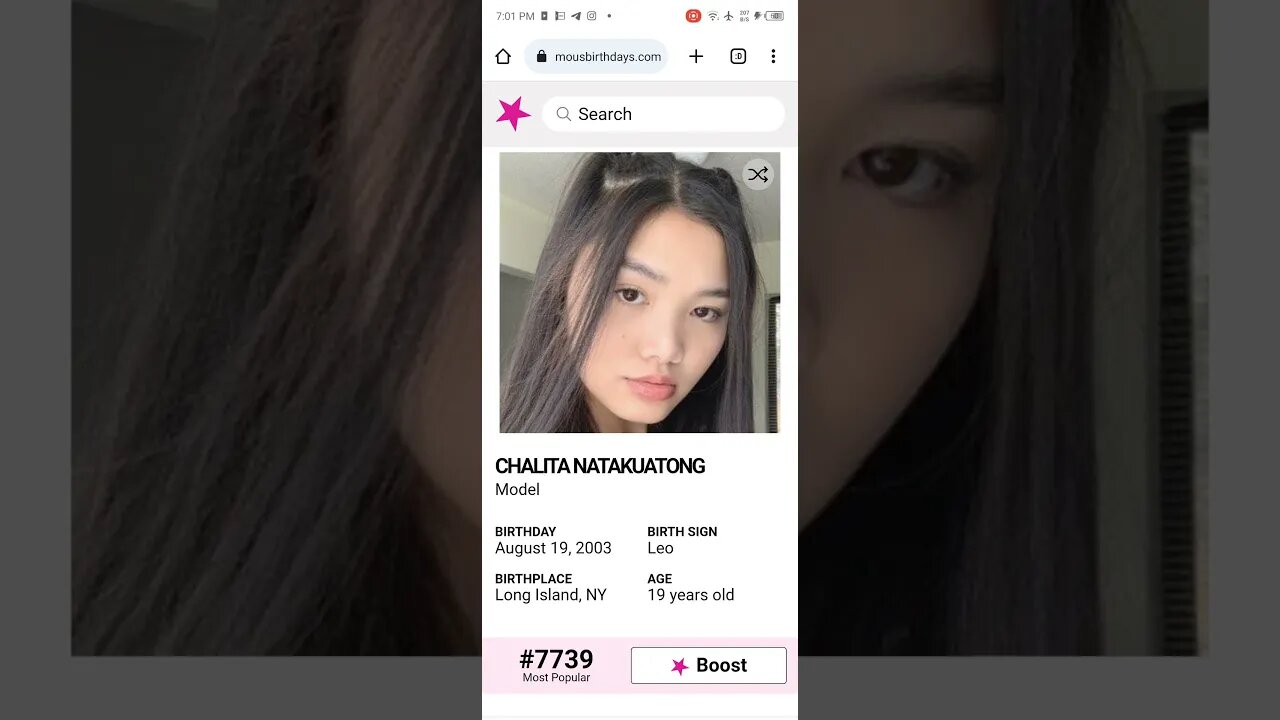 HAPPY 19 BIRTHDAY CHALITA NATAKUATONG