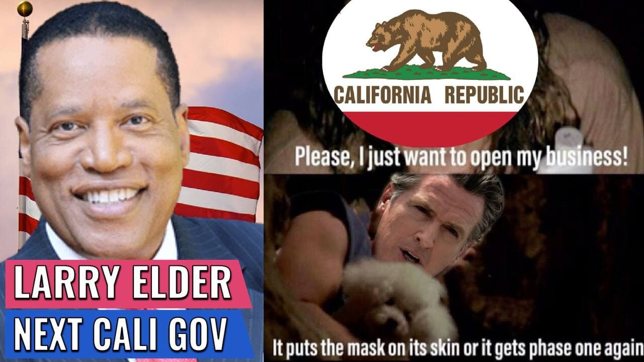 IS CALIFORNIA ABOUT TO FLIP RED? LARRY ELDER WILL BECOME GOVERNOR