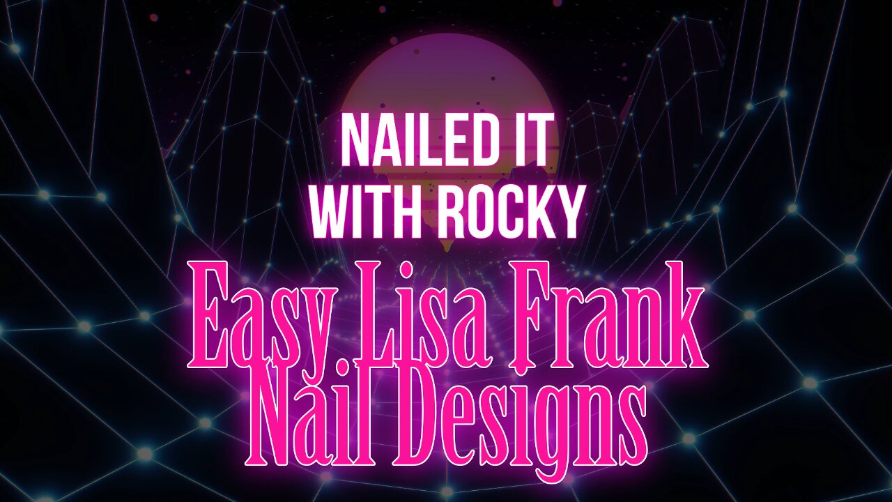 Fun & Easy Summer Neon Nail Art: Lisa Frank Style