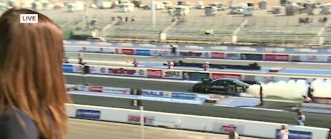 Dodge NHRA finals kick off - with fans!