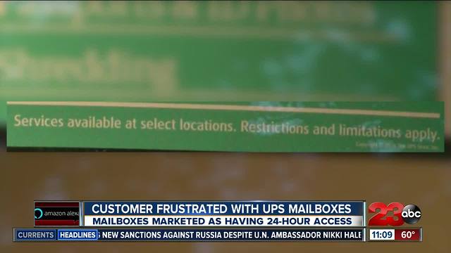 UPS Store Customer unhappy with the way store markets mailboxes