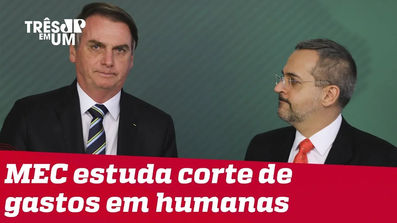 MEC estuda reduzir investimentos em cursos de humanas