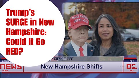 Will Trump's New Hampshire Momentum Turn the State Red?