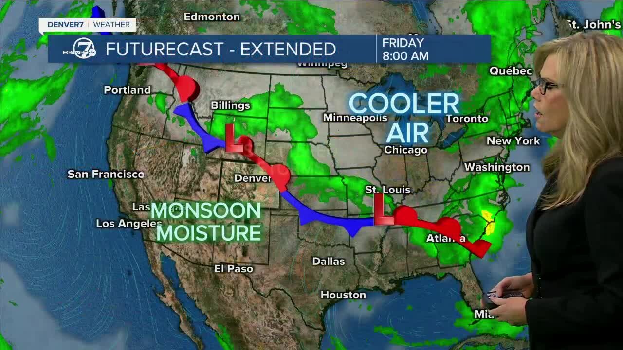 Monsoon moisture bringing more rain to Colorado