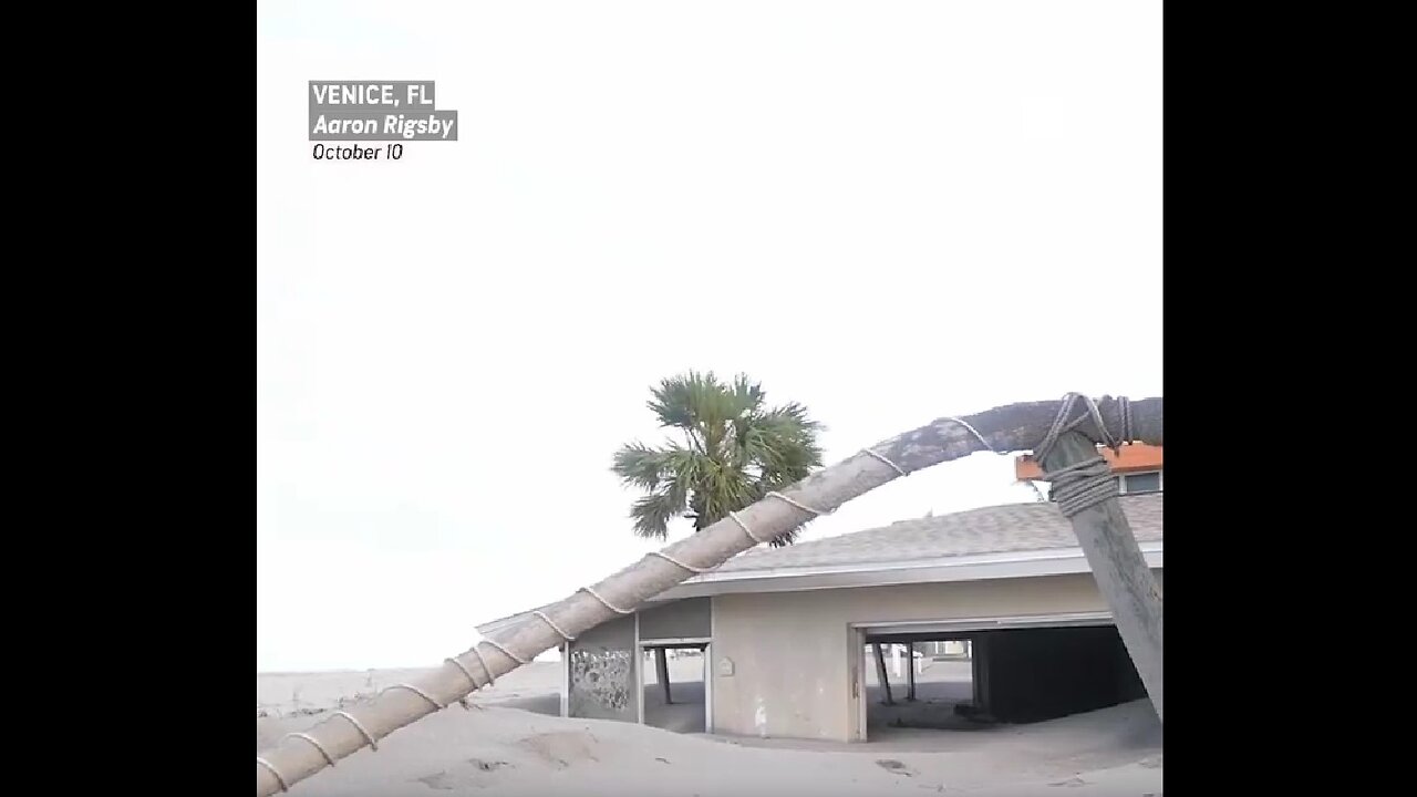 Hurricane Milton left homes in Venice, FL literally buried in sand